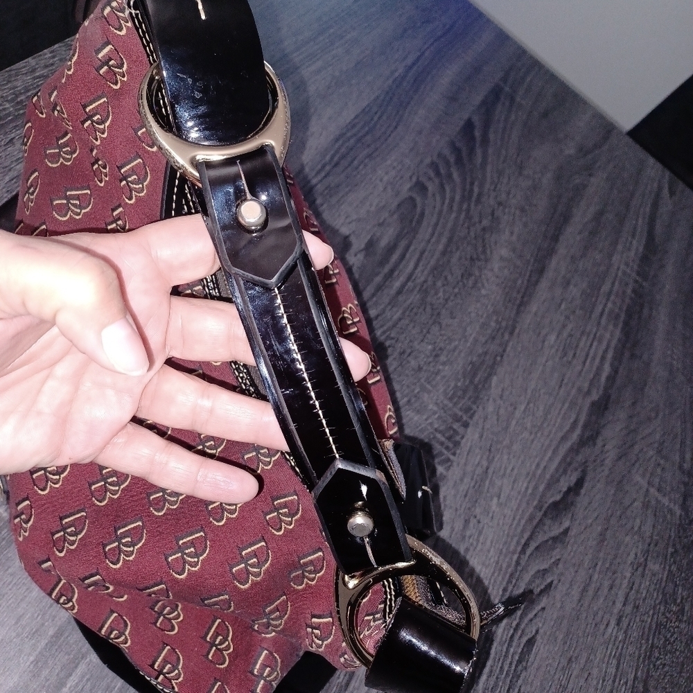 Dooney & Bourke - Used-  Full Size Canvas Purse - Picture 4 of 16